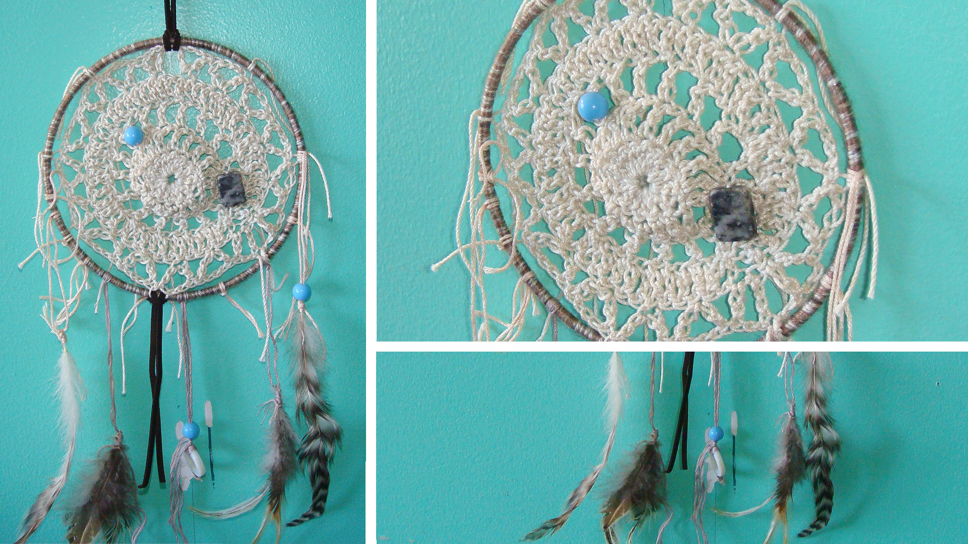 a diy doily dreamcatcher