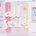"all smiles" faux project life spread