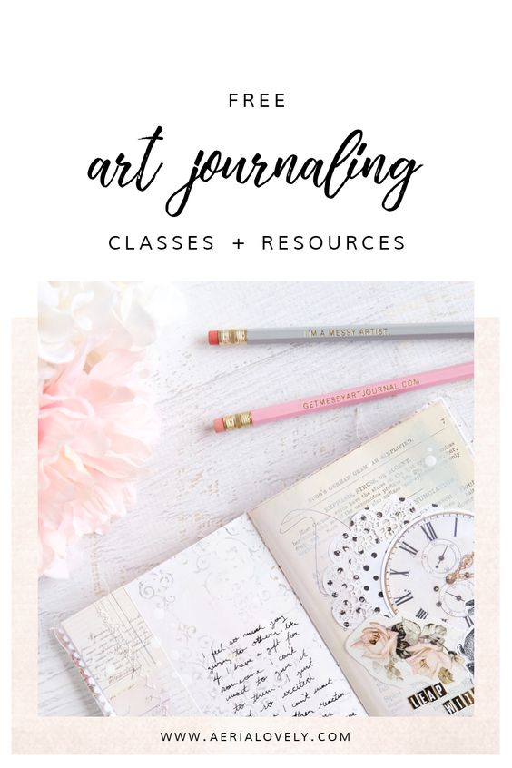 free art journaling classes + resources
