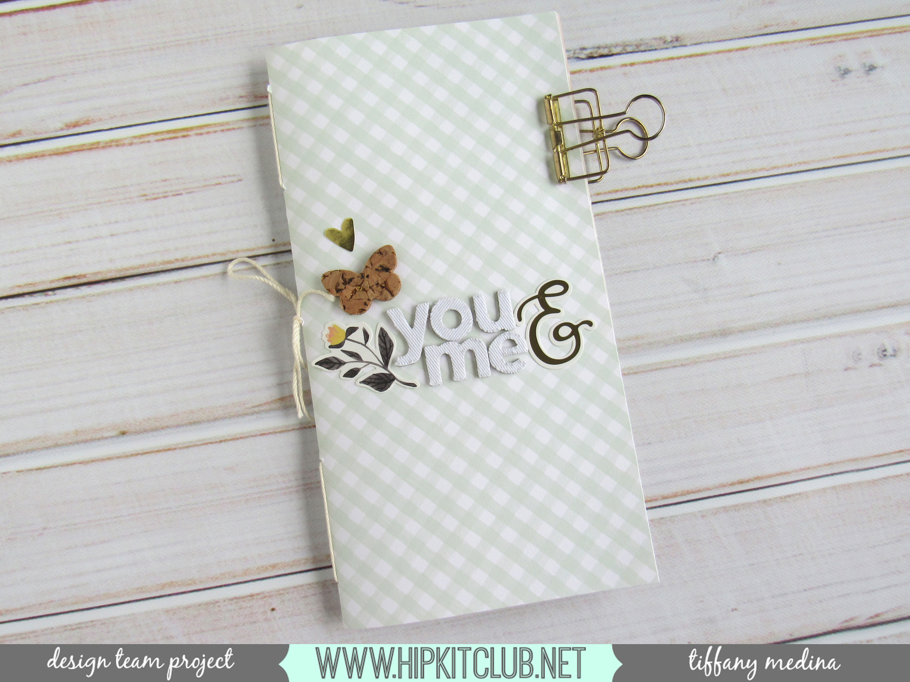 you & me traveler's notebook mini