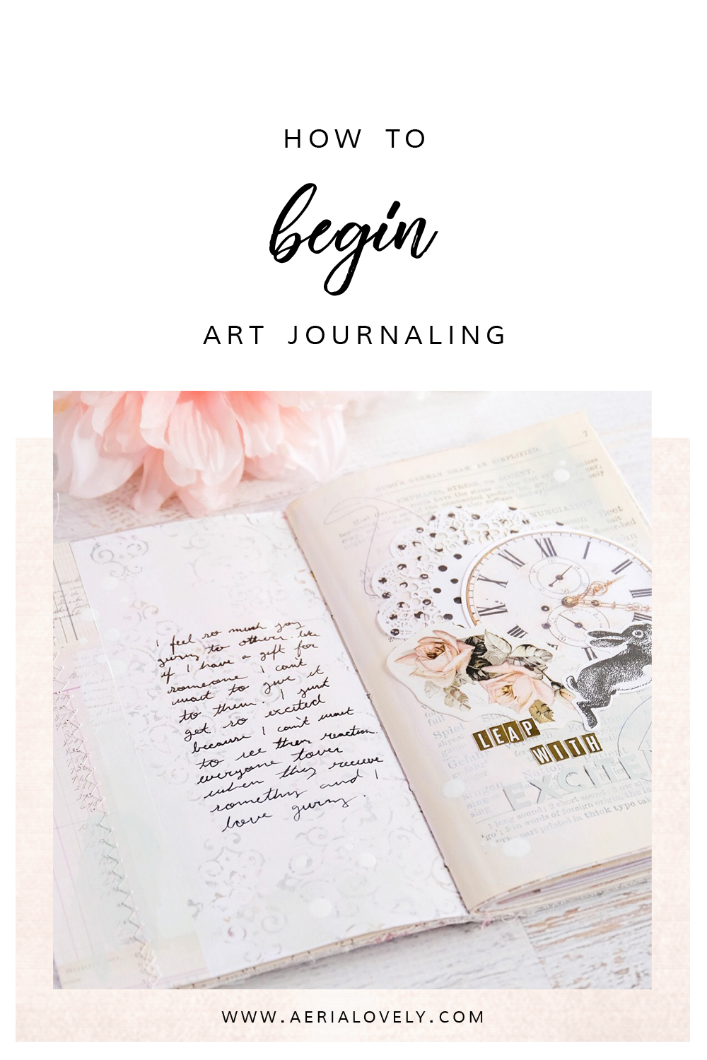 how to begin art journaling