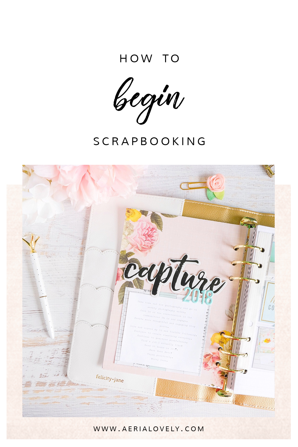 how to begin scrapbooking