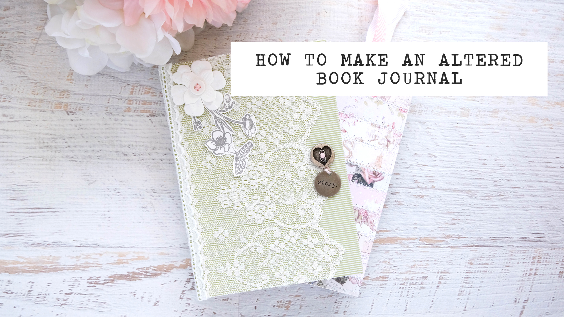 how to make an altered book journal