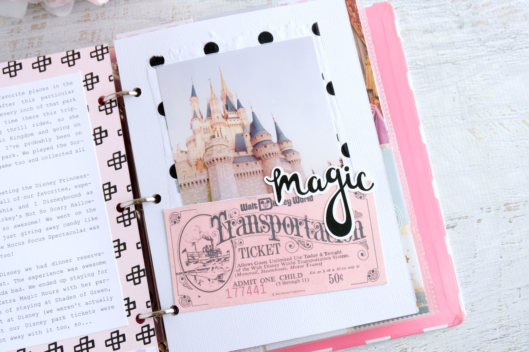 disney world 2017 minibook