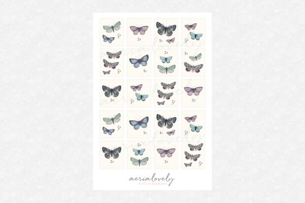 Dark Flutter Printable Sticker Bundle - Image 3