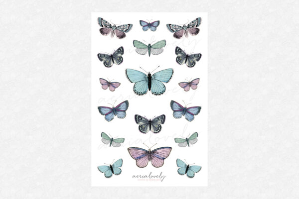 Dark Flutter Printable Sticker Bundle - Image 4