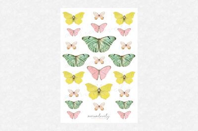 Flutter Butterfly Stickers