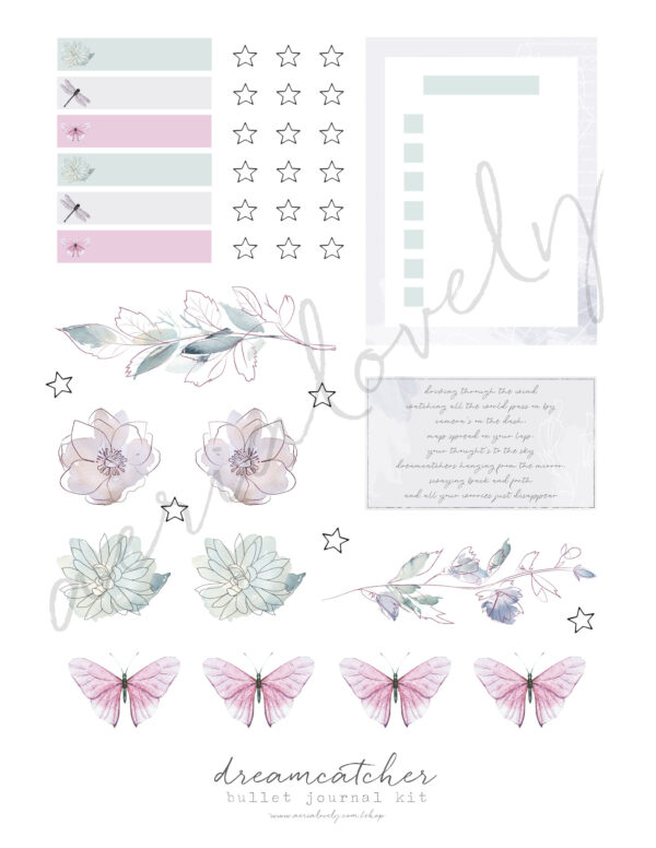 Dreamcatcher Bullet Journal Printable - Image 3