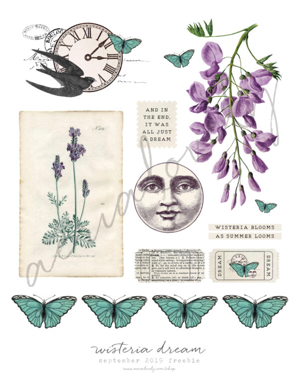 Wisteria Dream Journaling Printable - Image 2