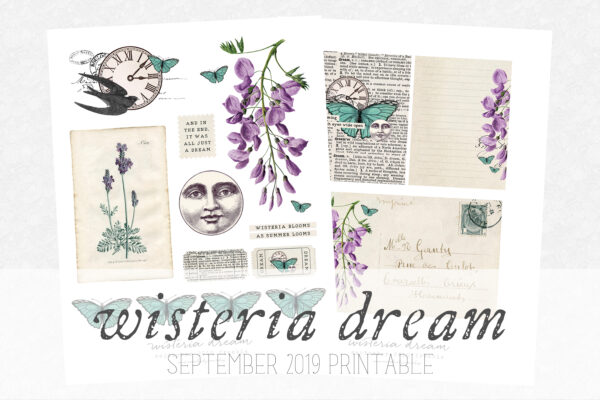Wisteria Dream Journaling Printable