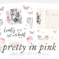 Pretty in Pink Journaling Printable