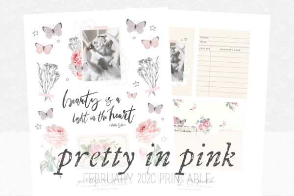 Pretty in Pink Journaling Printable