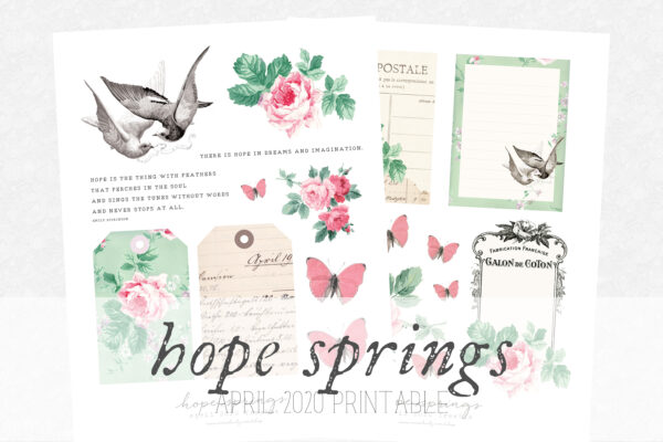 Hope Springs Journaling Printable