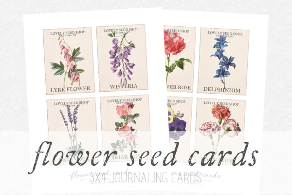 Flower Seed Cards