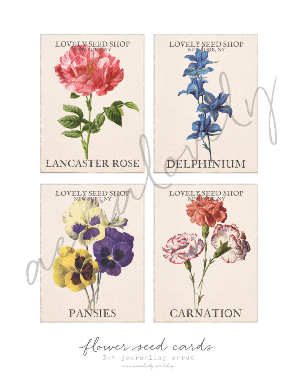Flower Seed Cards - Image 3