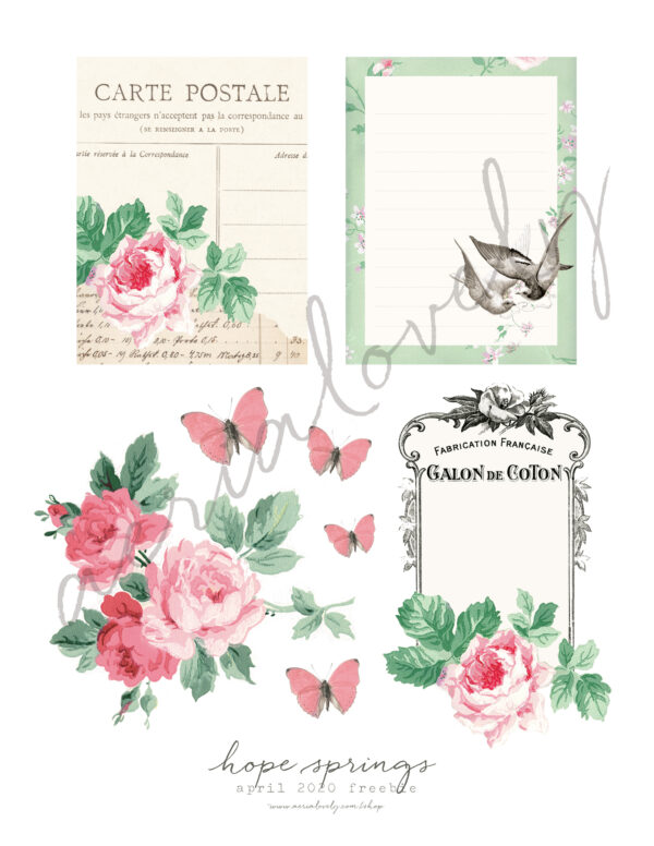 Hope Springs Journaling Printable - Image 3