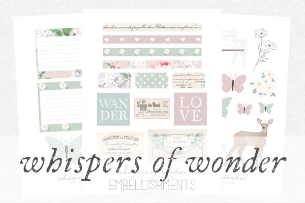 Whispers of Wonder Embellishments