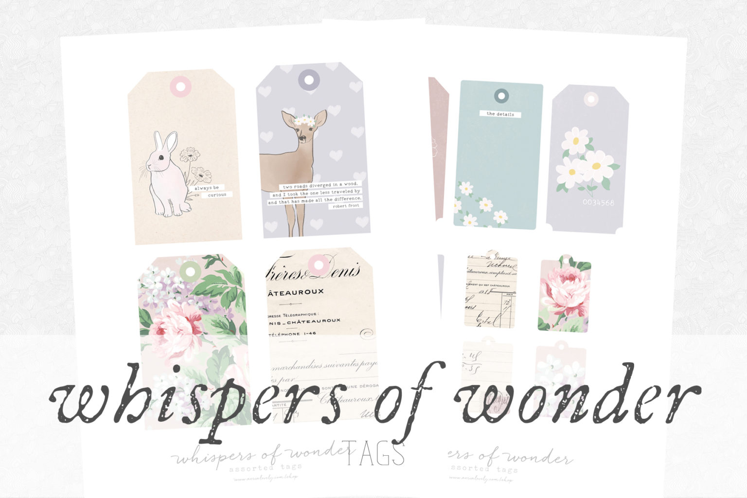 Whispers of Wonder Tags aerialovely
