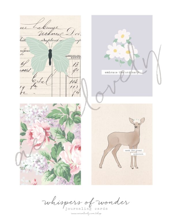 Whispers of Wonder Journaling Cards - Image 2