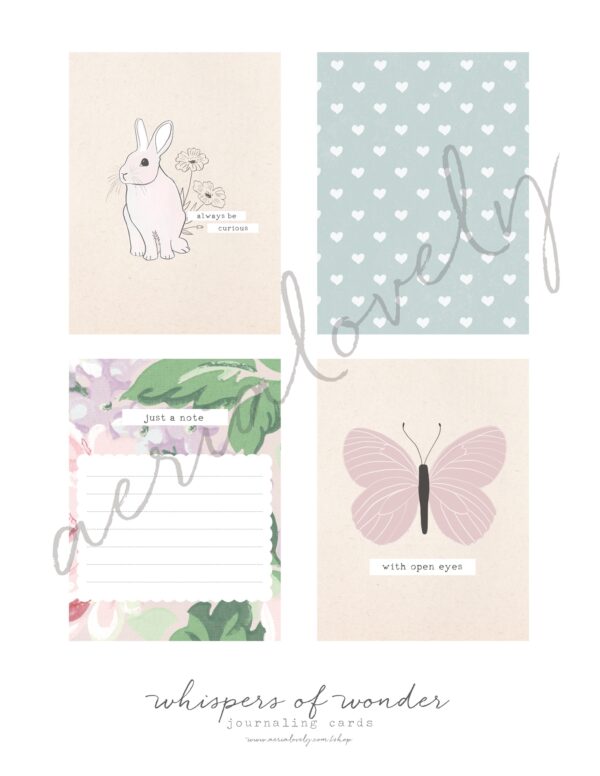 Whispers of Wonder Journaling Cards - Image 3