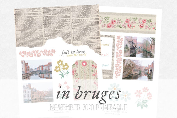 In Bruges Journaling Printable