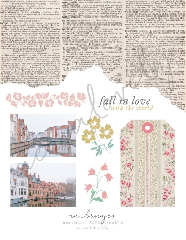 In Bruges Journaling Printable - Image 2