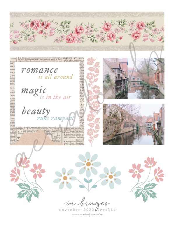 In Bruges Journaling Printable - Image 3