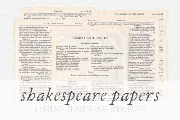 Shakespeare Papers