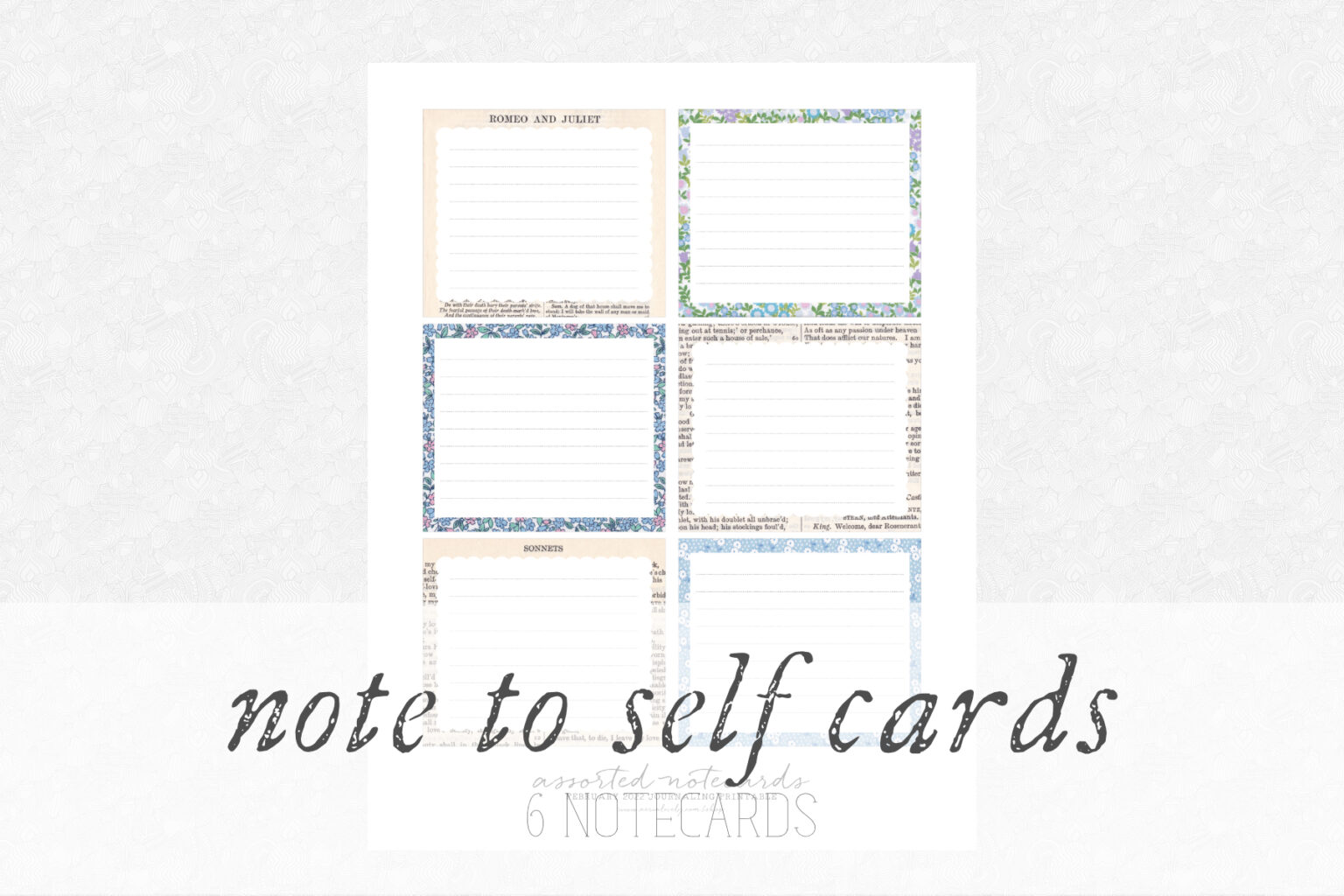 Note to Self Cards aerialovely