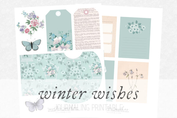 Winter Wishes Journaling Printable