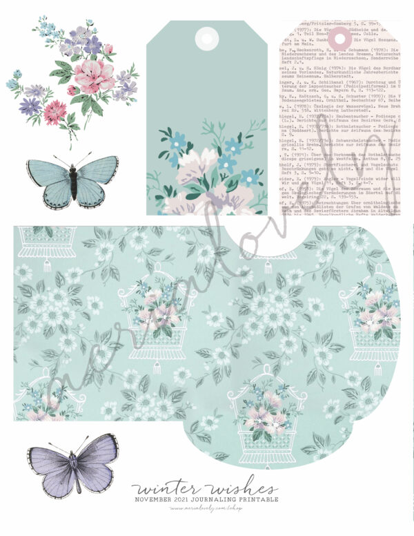 Winter Wishes Journaling Printable - Image 3