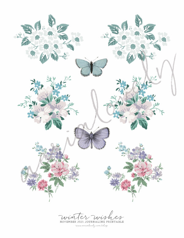 Winter Wishes Journaling Printable - Image 5