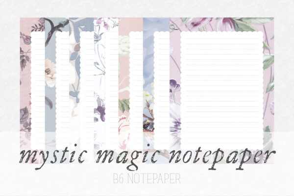 Mystic Magic B6 Notepaper