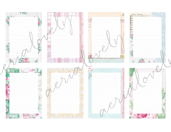 Sweet Summer Cottage B6 Notepaper - Image 2