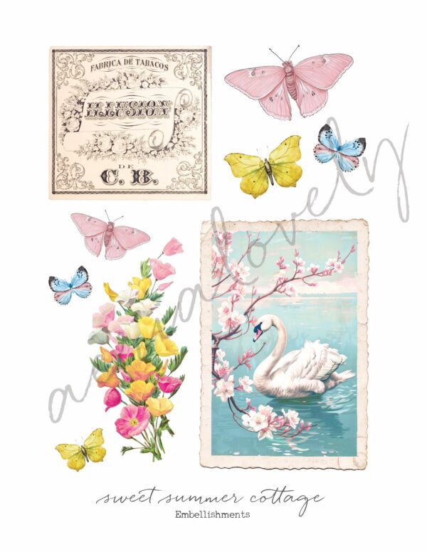 Sweet Summer Cottage Embellishments - Image 3