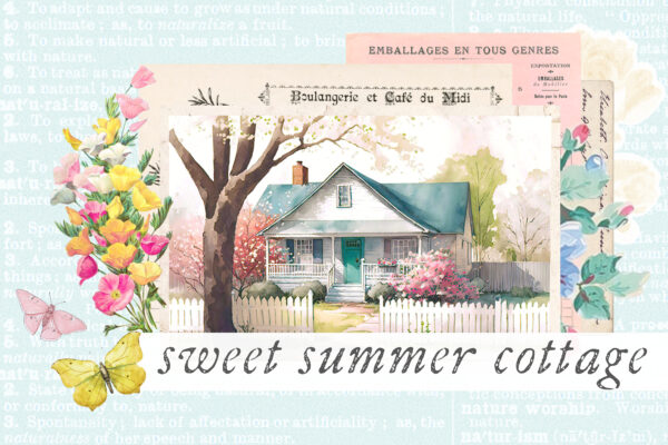 Sweet Summer Cottage Digital Kit