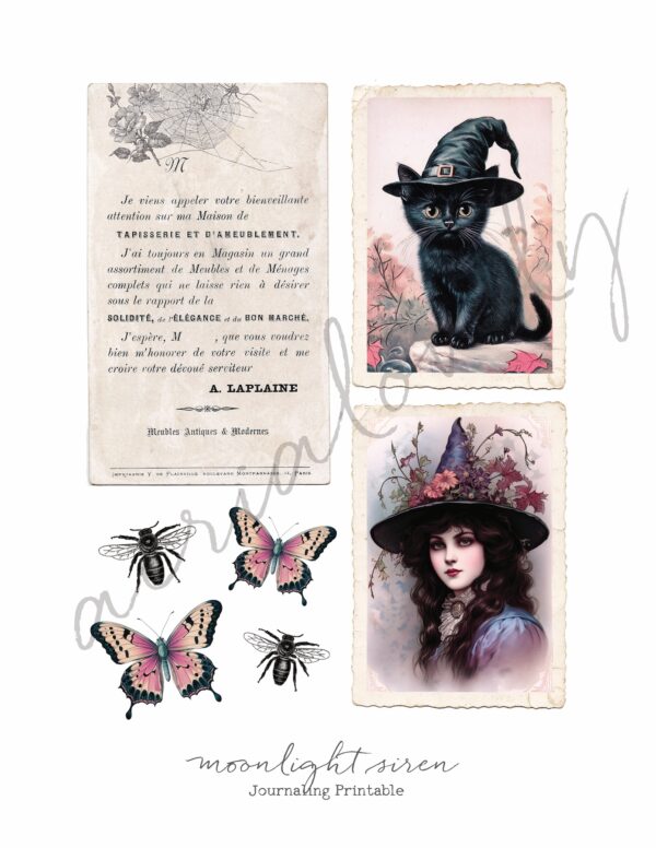 Moonlight Siren Journaling Printable - Image 2