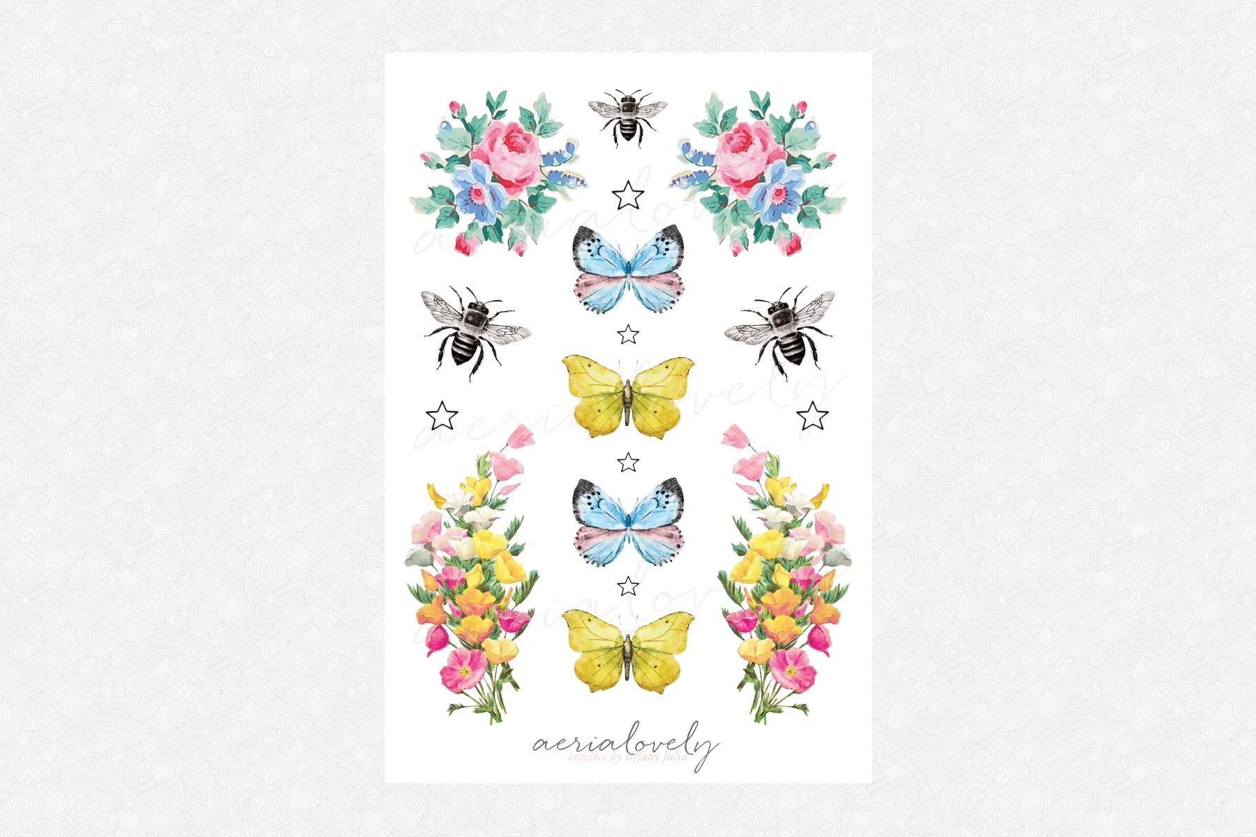 Sweet Summer Cottage Sticker Sheet