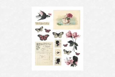 Harvest Rose Die Cuts